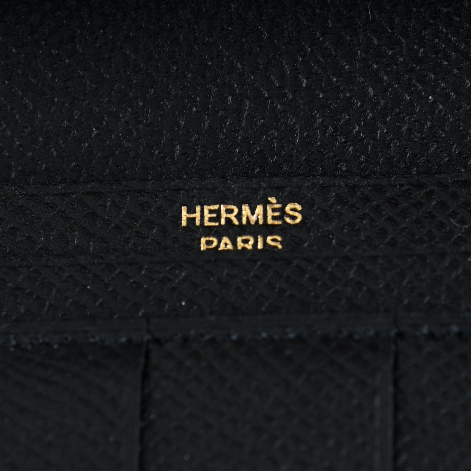Hermes Epsom Bearn Gusset Wallet Black 6 of 7