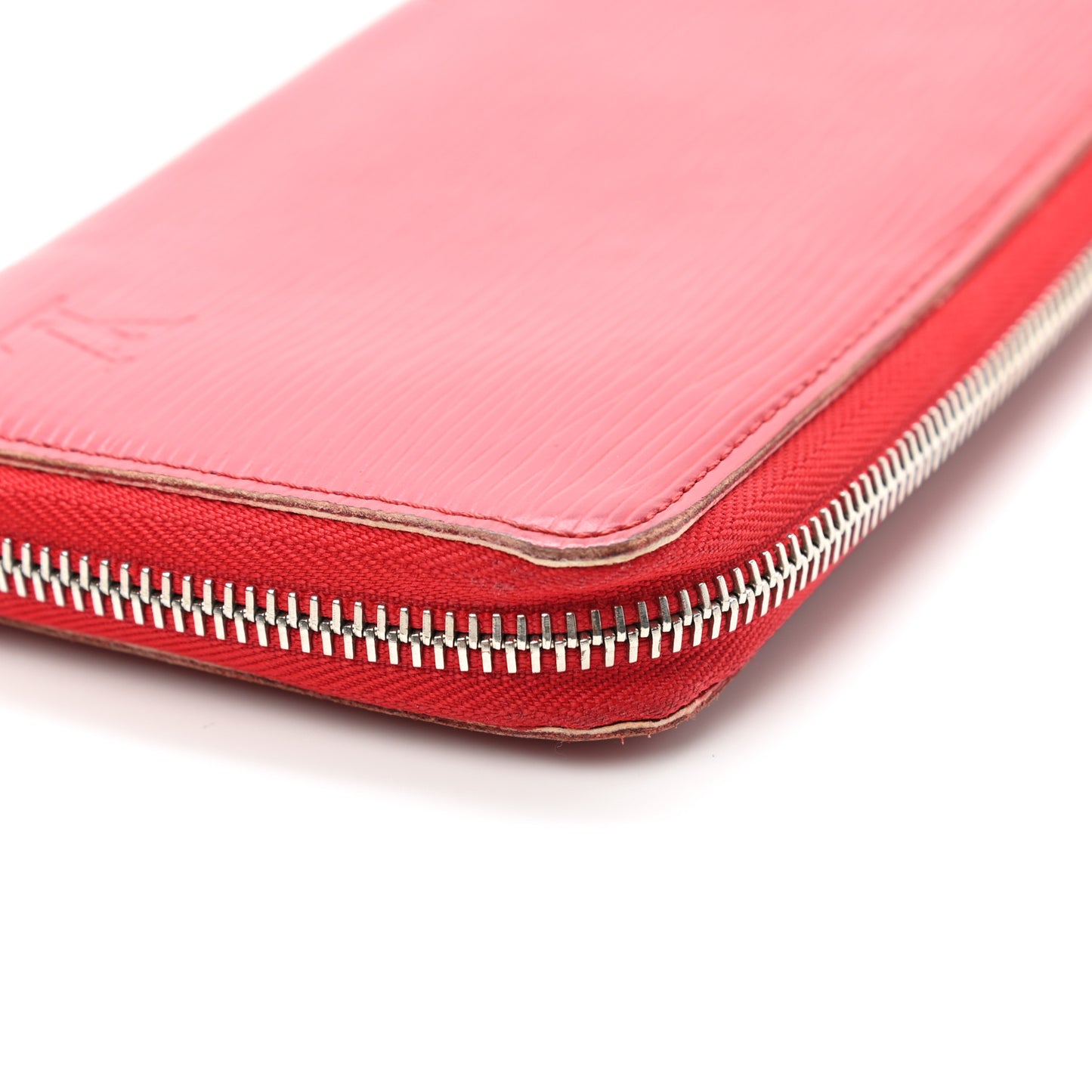 Epi Zippy Wallet Rouge