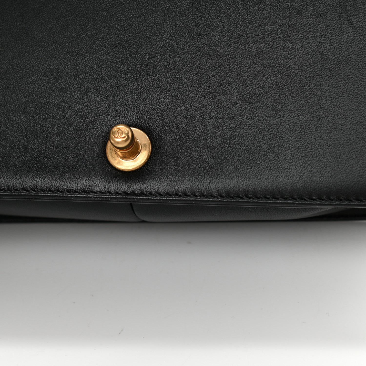 Chanel Lambskin Quilted Medium Boy Flap Black 15 of 18