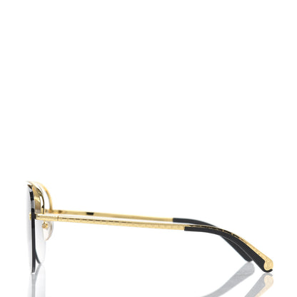 Louis Vuitton Monogram Grease Gradient Sunglasses Z1045W Gray 3 of 8
