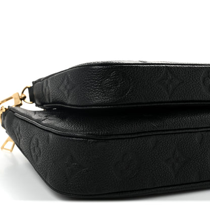 Louis Vuitton Empreinte Monogram Giant Multi Pochette Accessories Black 8 of 9