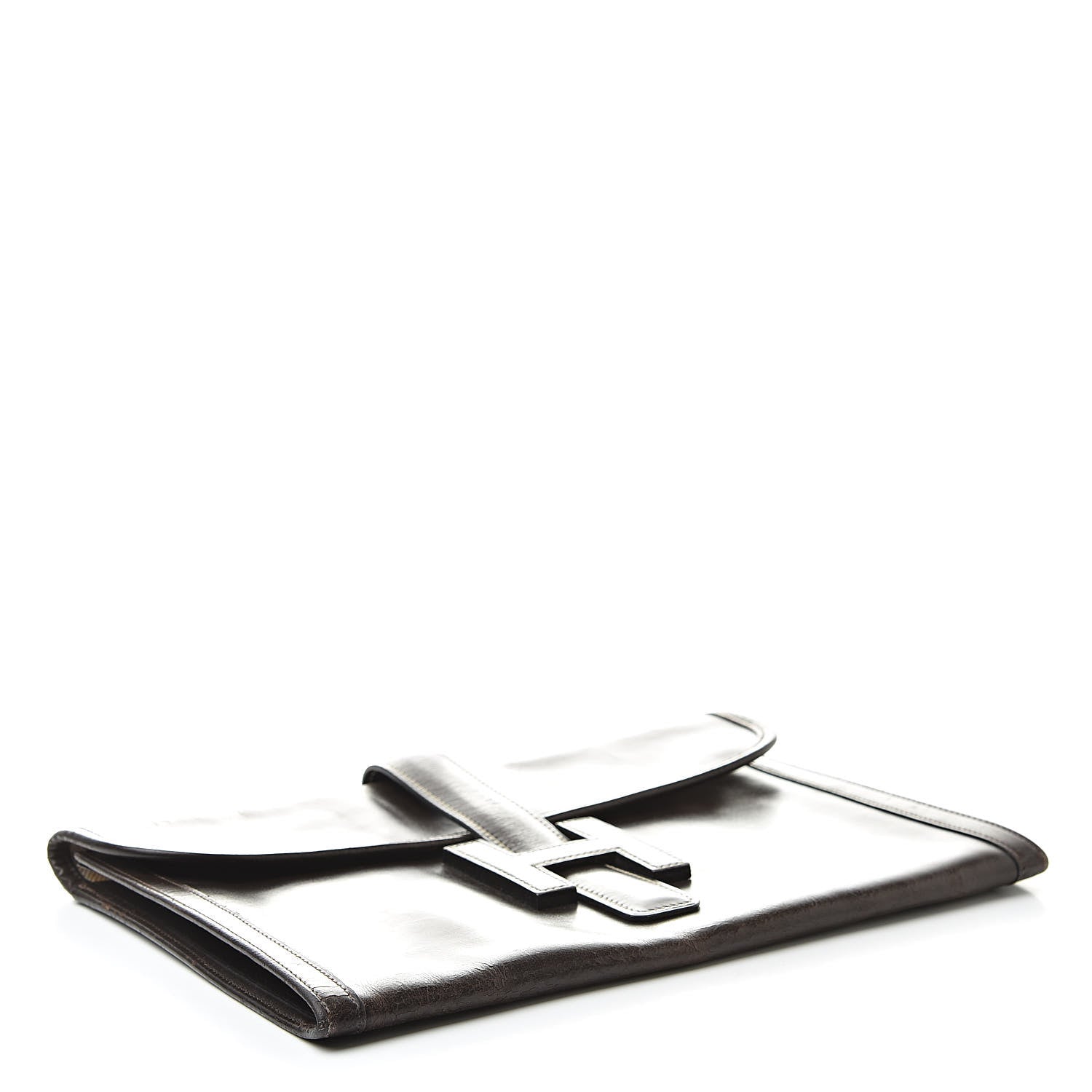Hermes Box Calf Jige PM Clutch Chocolate 4 of 16