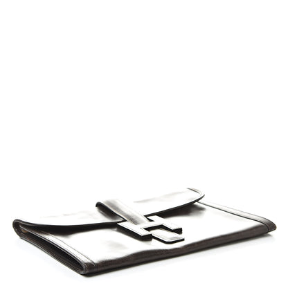 Hermes Box Calf Jige PM Clutch Chocolate 4 of 16