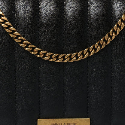 Saint Laurent Lambskin Matelasse Amalia Chain Shoulder Bag Black 7 of 9