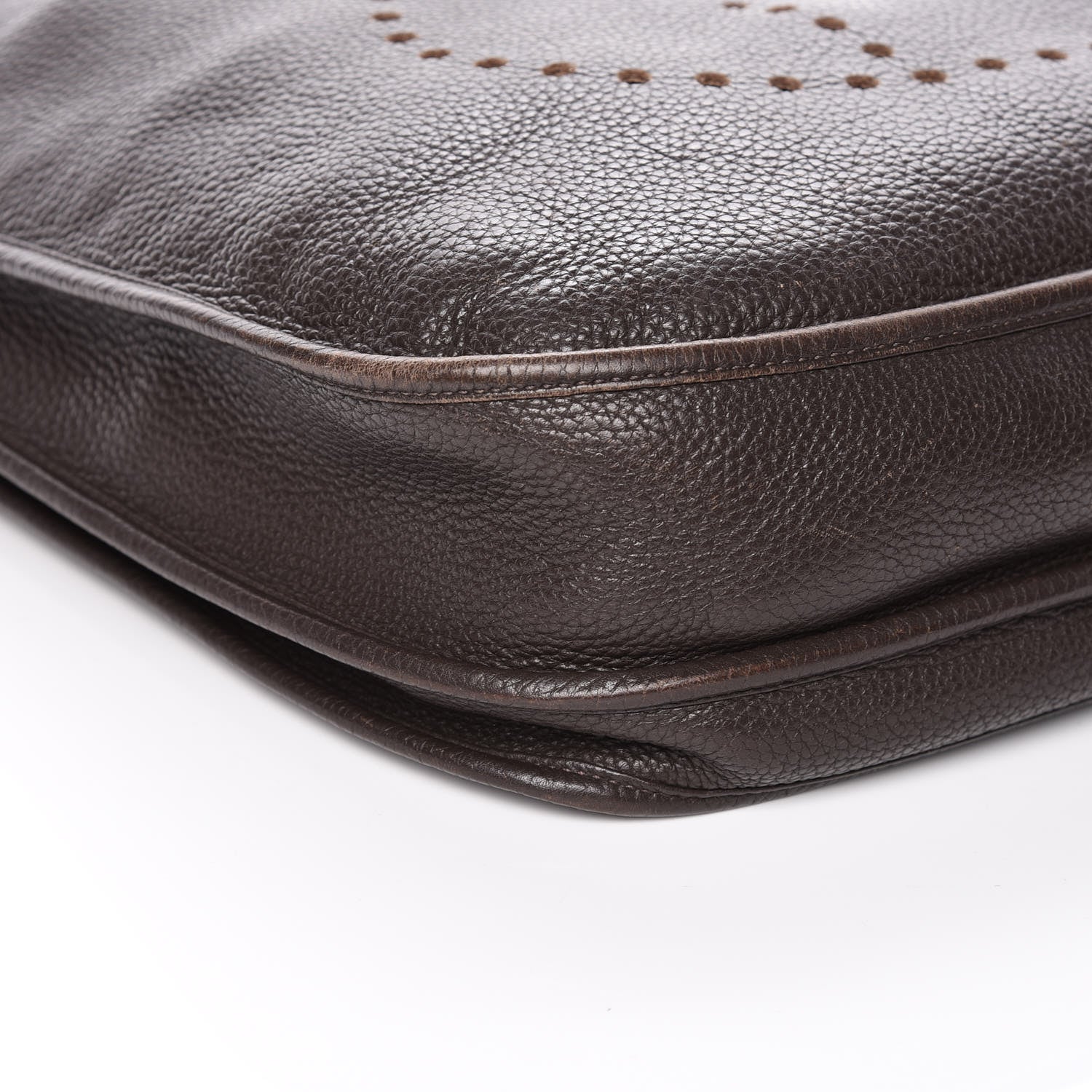 Hermes Taurillon Clemence Evelyne III TGM Chocolate 5 of 11