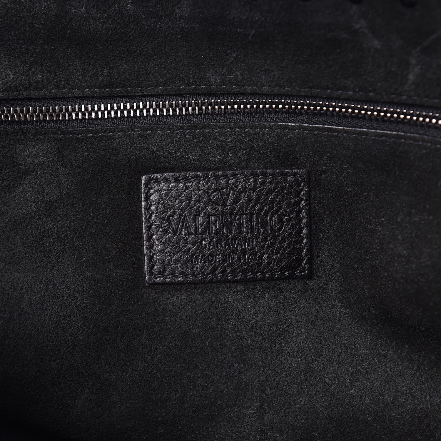 Valentino Garavani Alce Printed Calfskin Rockstud Messenger Black 6 of 8