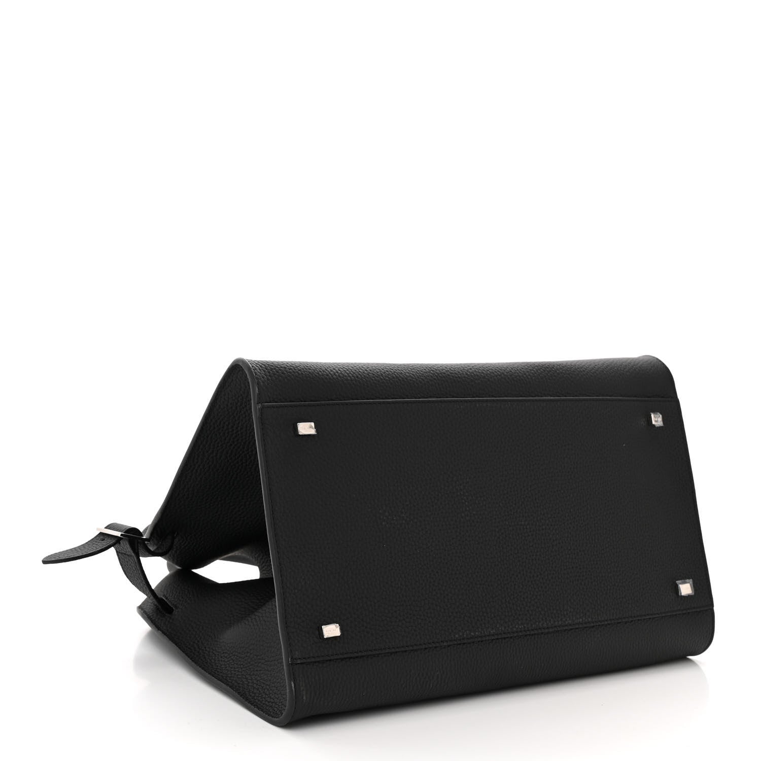 The Row Matte Grained Calfskin Soft Margaux 15 Black 4 of 9