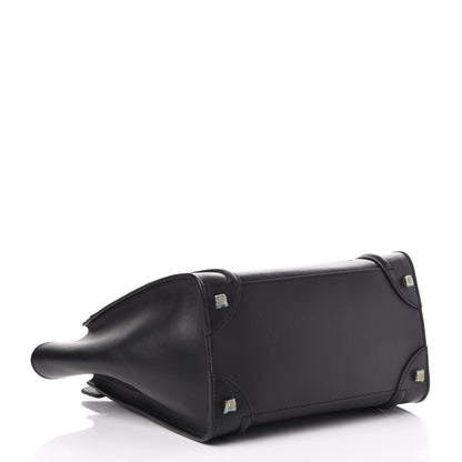 Celine Smooth Calfskin Mini Luggage Black 4 of 12