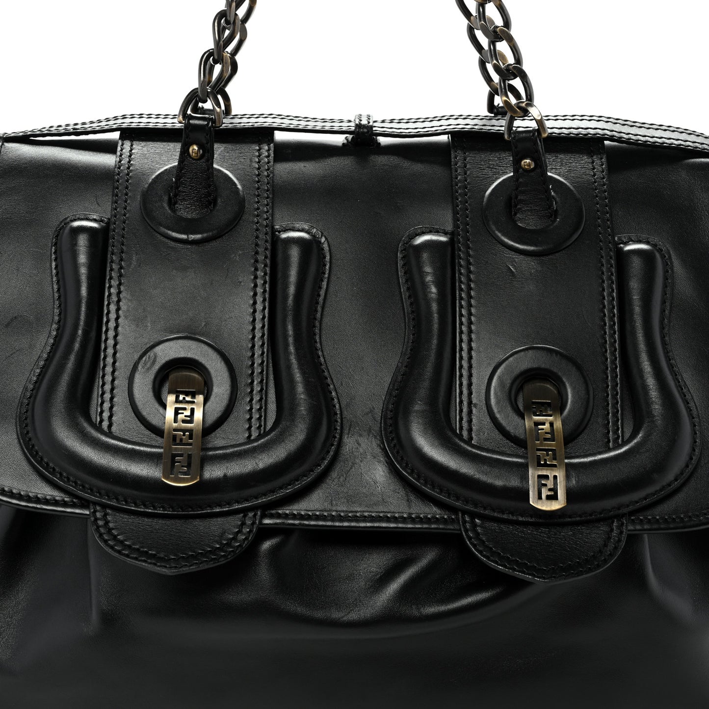 Cuoio Large B Bag Black