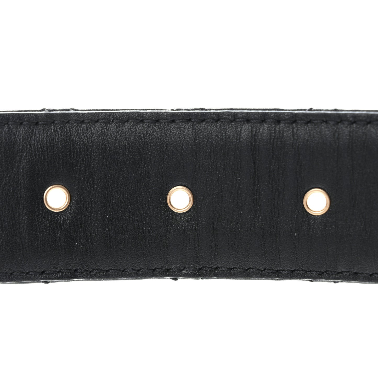 Lambskin Quilted CC Chain Belt 90 36 Black