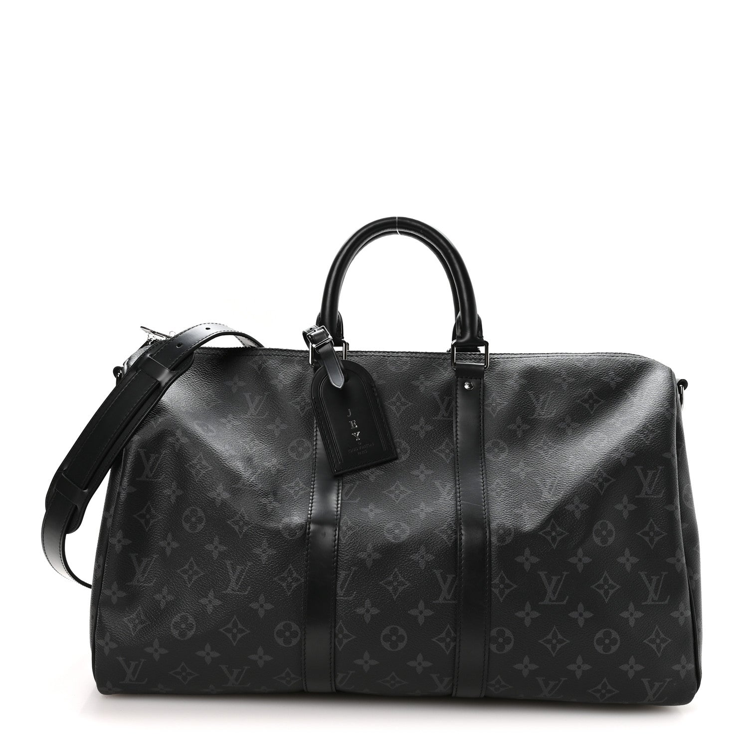 Louis Vuitton Monogram Eclipse Keepall Bandouliere 45 1 of 11