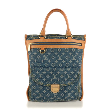 Louis Vuitton Monogram Denim Sac Plat Blue 1 of 11