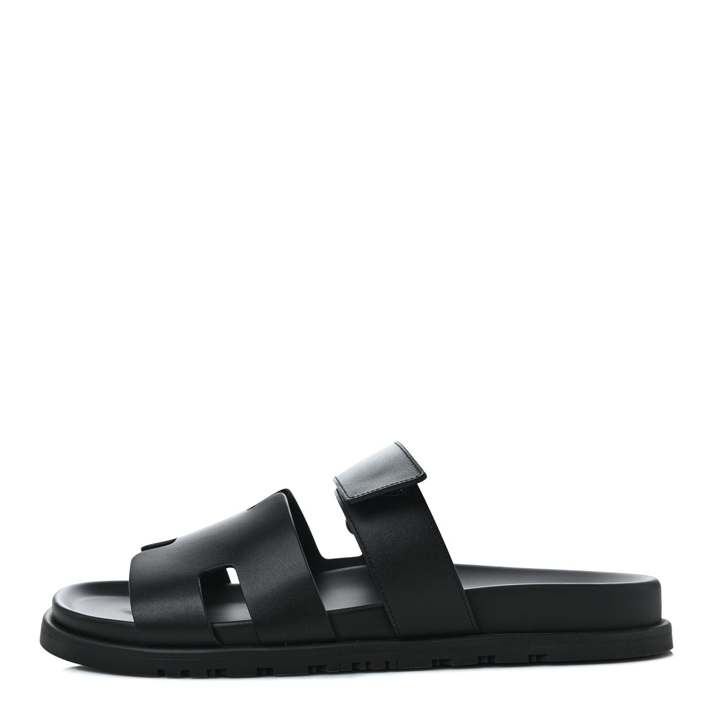 Calfskin Mens Chypre Sandals 42.5 Black