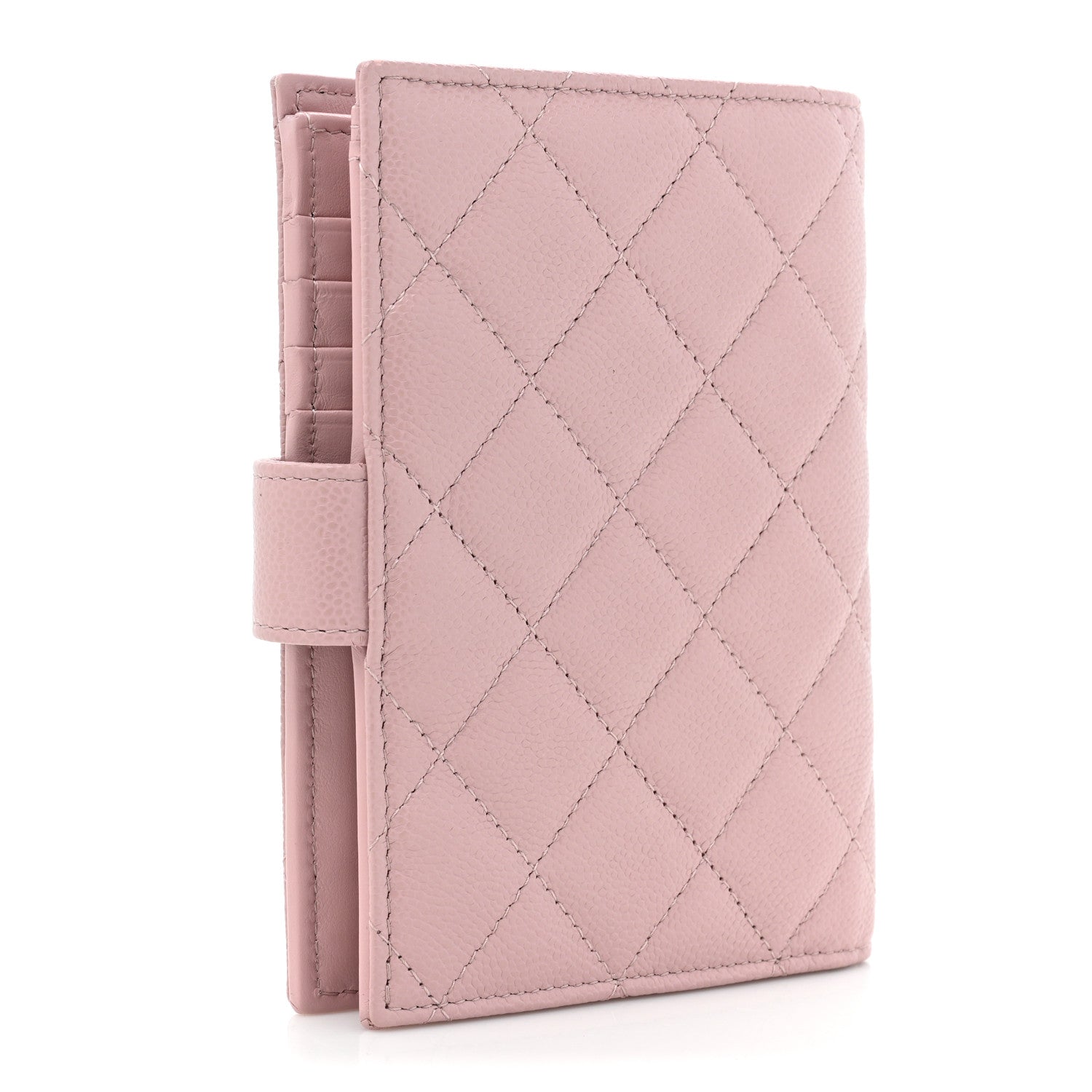 Chanel Caviar Quilted Passport Holder Pink 3 of 10