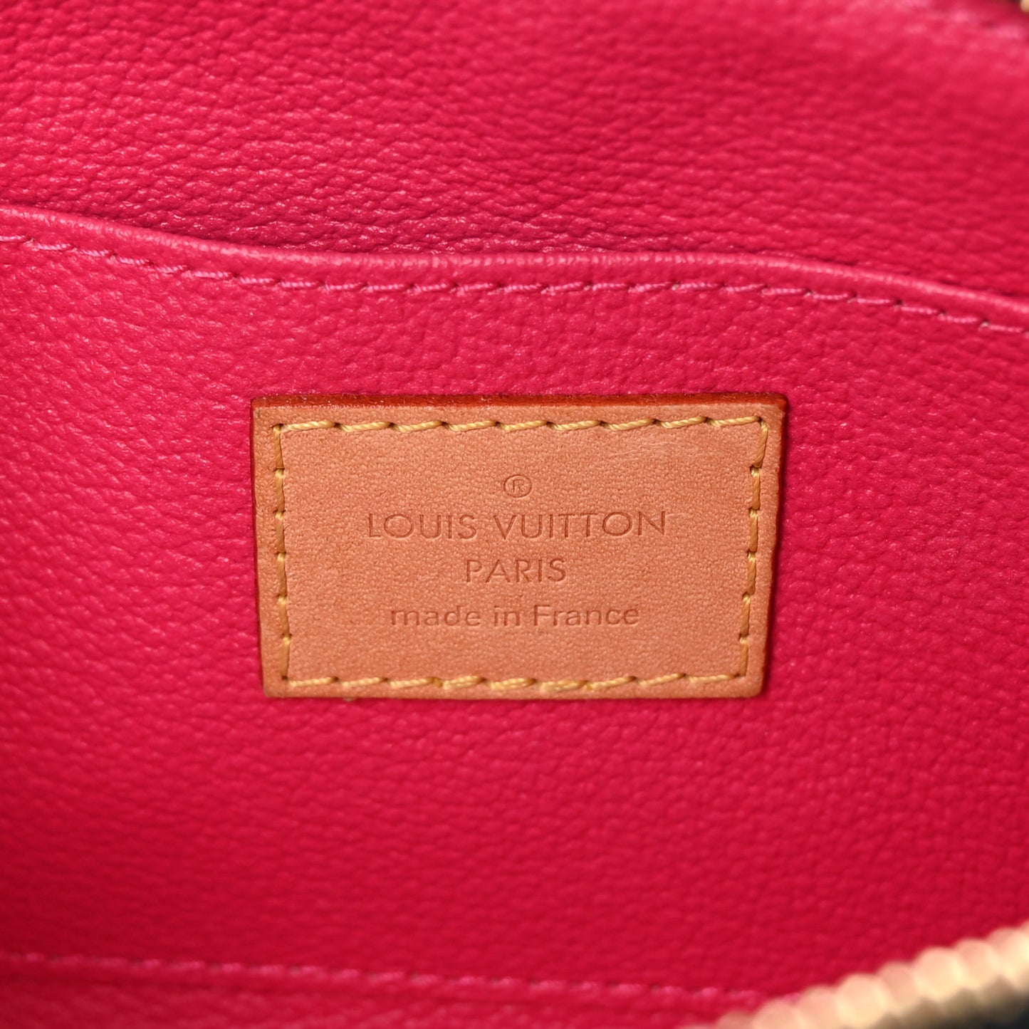 Monogram Multicolor Cosmetic Pouch Black Grenade