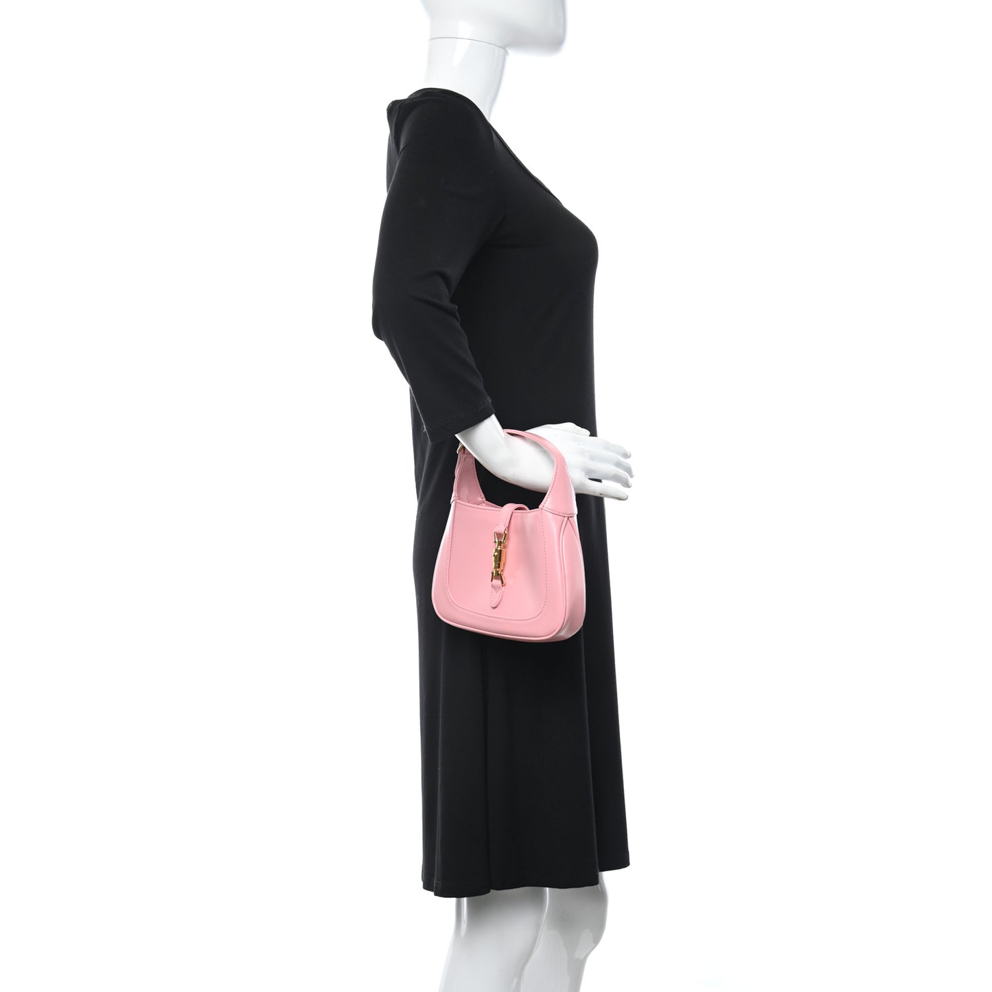 Boarded Dyana Lux Calfskin Mini Jackie 1961 Hobo Wild Rose