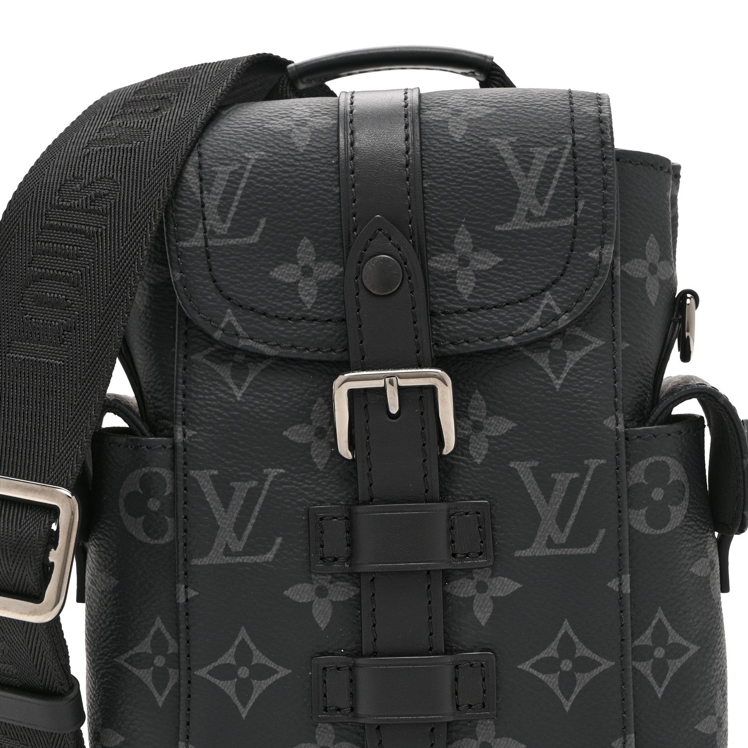 Louis Vuitton Monogram Eclipse Nano Christopher Backpack Black 7 of 9