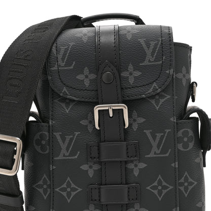 Louis Vuitton Monogram Eclipse Nano Christopher Backpack Black 7 of 9