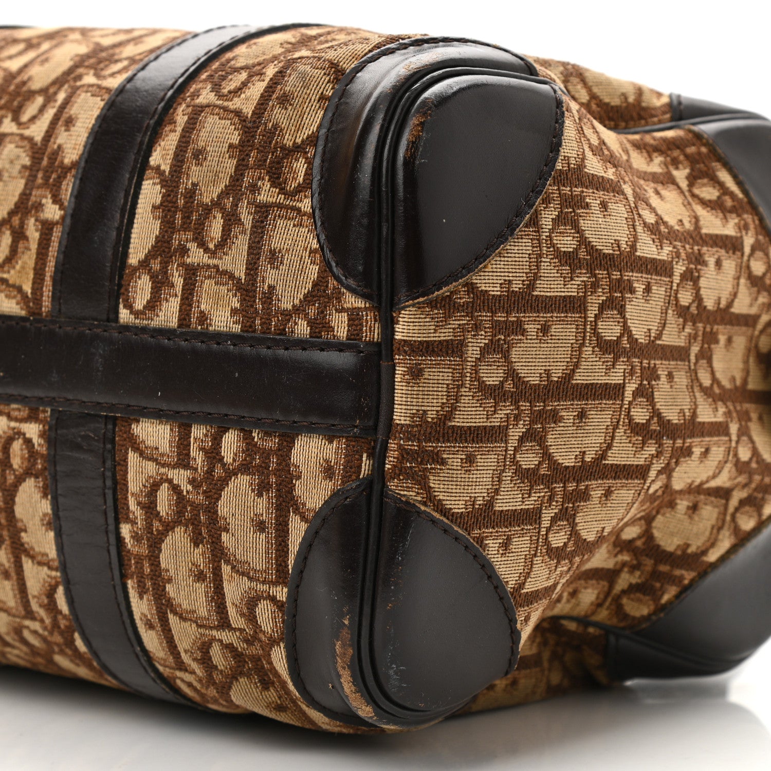 Christian Dior Monogram Boston Brown 10 of 12