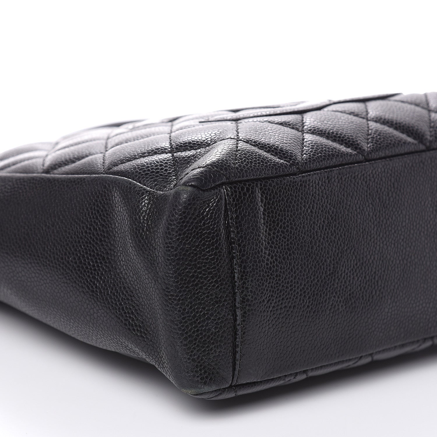 Chanel Caviar Quilted Petit Shopping Tote PST Black 8 of 17