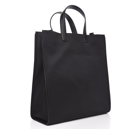 Fendi Nylon Vitello Liberty Metal Monster Eyes Tote Black 3 of 9