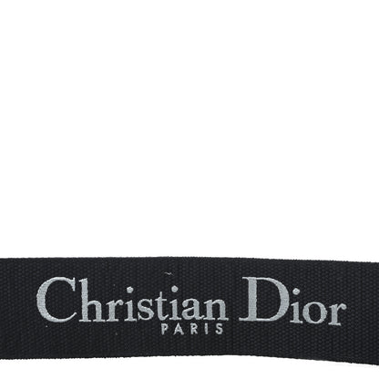 Christian Dior Canvas Embroidered Adjustable Shoulder Strap Blue 3 of 6