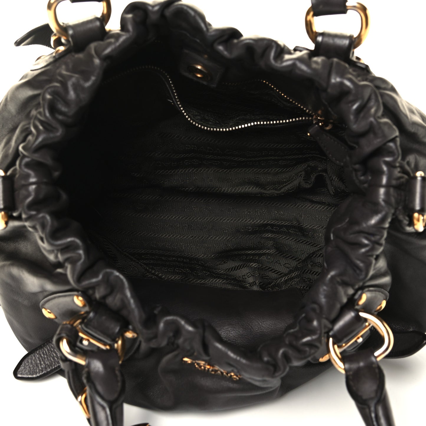 Nappa Shoulder Bag Black