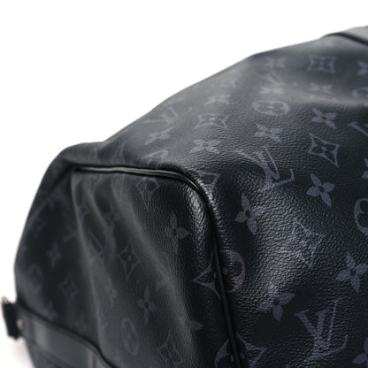 Louis Vuitton Monogram Eclipse Keepall Bandouliere 55 8 of 11