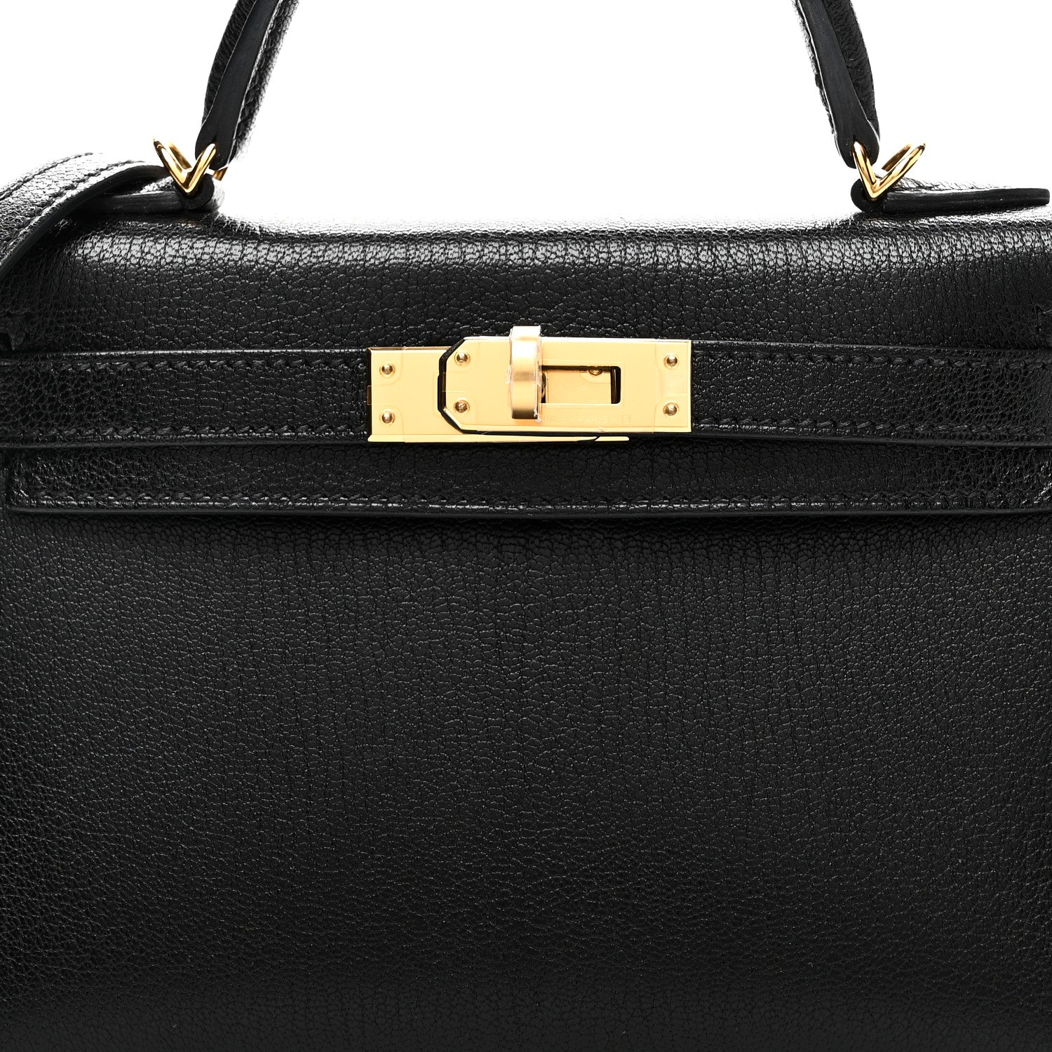 Hermes Chevre Chamkila Mini Kelly Sellier 20 Black 8 of 11