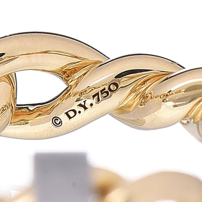 David Yurman 18K Yellow Gold 5mm Continuance Ring 54 7 4 of 4