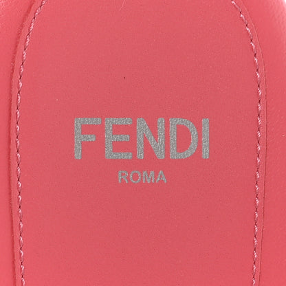 Fendi Vitello Cuoio Baguette Flat Slide Sandals 38 Pink Dalia 8 of 9