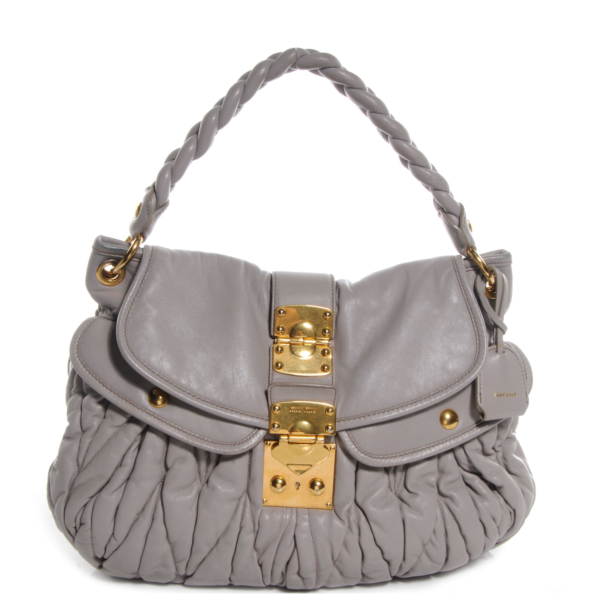 Miu Miu Matelasse Lux Nappa Leather Coffer Bag 1 of 11