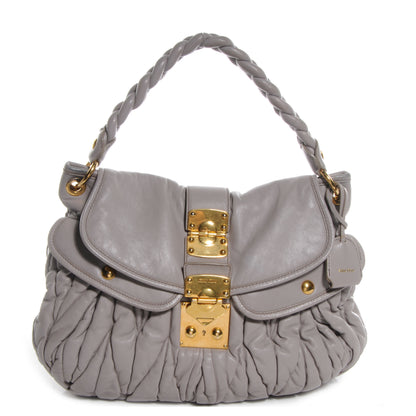 Miu Miu Matelasse Lux Nappa Leather Coffer Bag 1 of 11