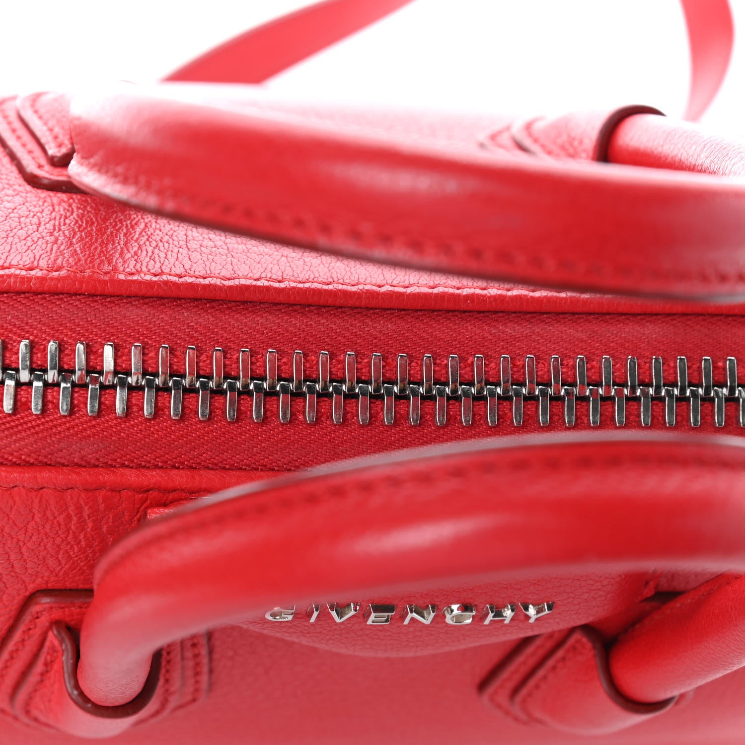 Givenchy Sugar Goatskin Mini Antigona Medium Red 11 of 14