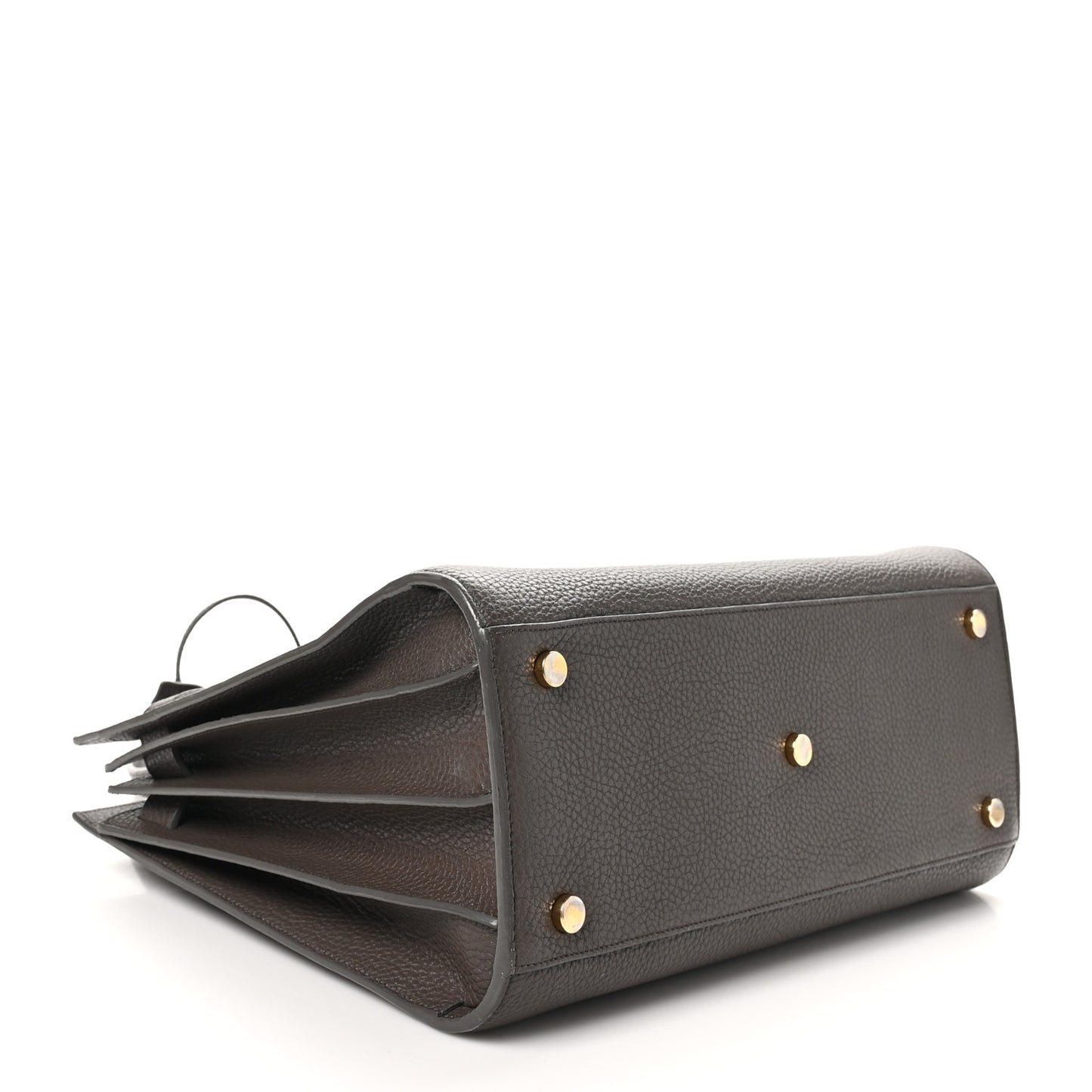 Grained Calfskin Small Sac De Jour Taupe