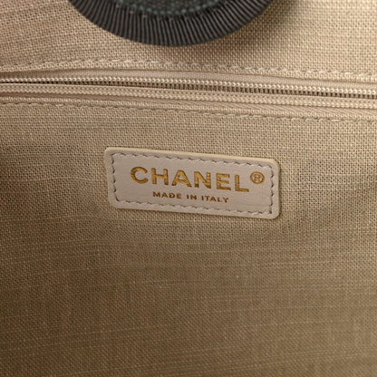 Chanel Mixed Fibers Small Deauville Tote Dark Grey 7 of 11