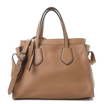 Gucci Cellarius Calfskin Ramble Studded Layered Tote Camelia 1 of 9