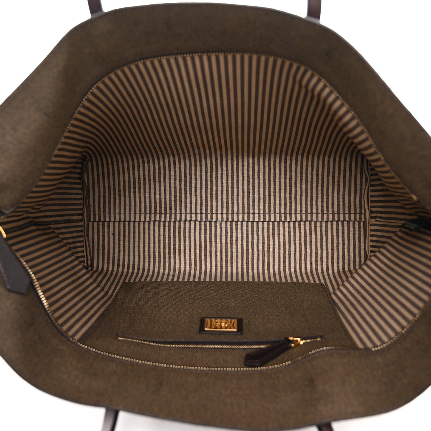 Zucca Spalmati Medium Roll Tote Tobacco Moro