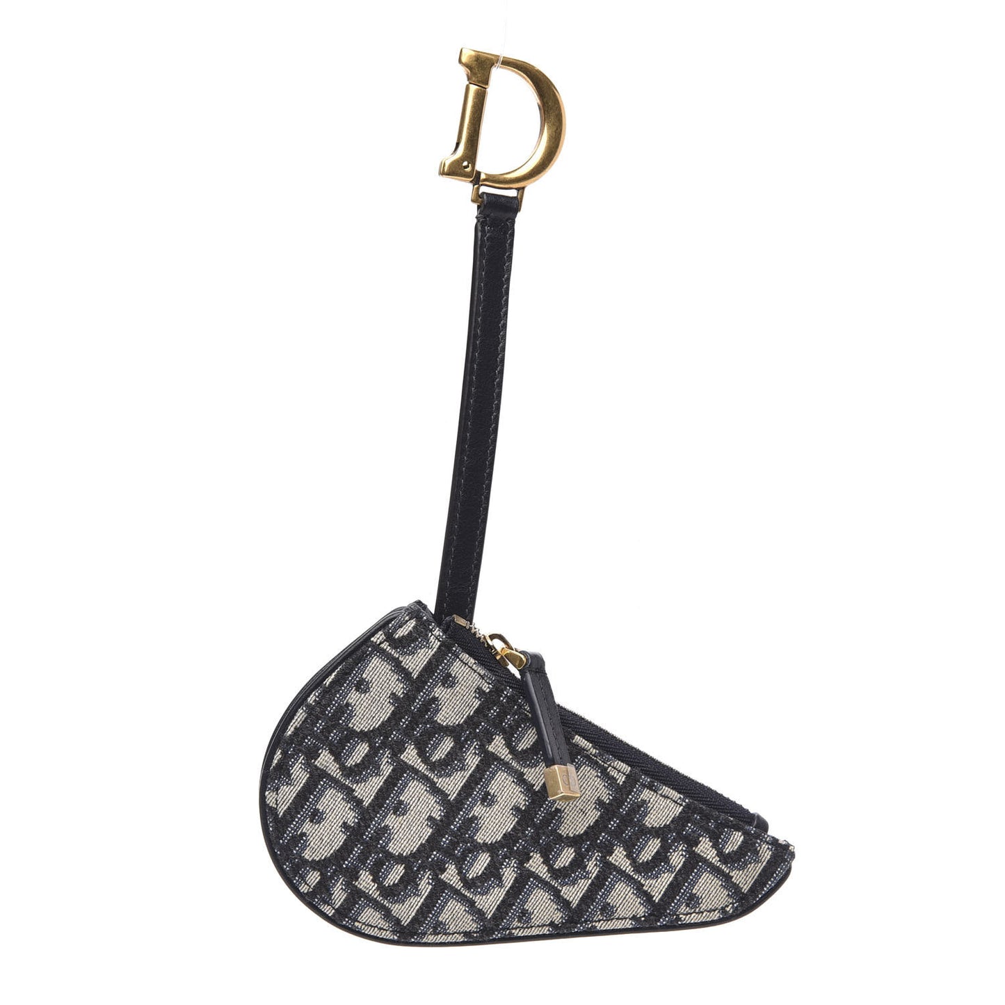 Oblique Saddle Coin Purse Blue