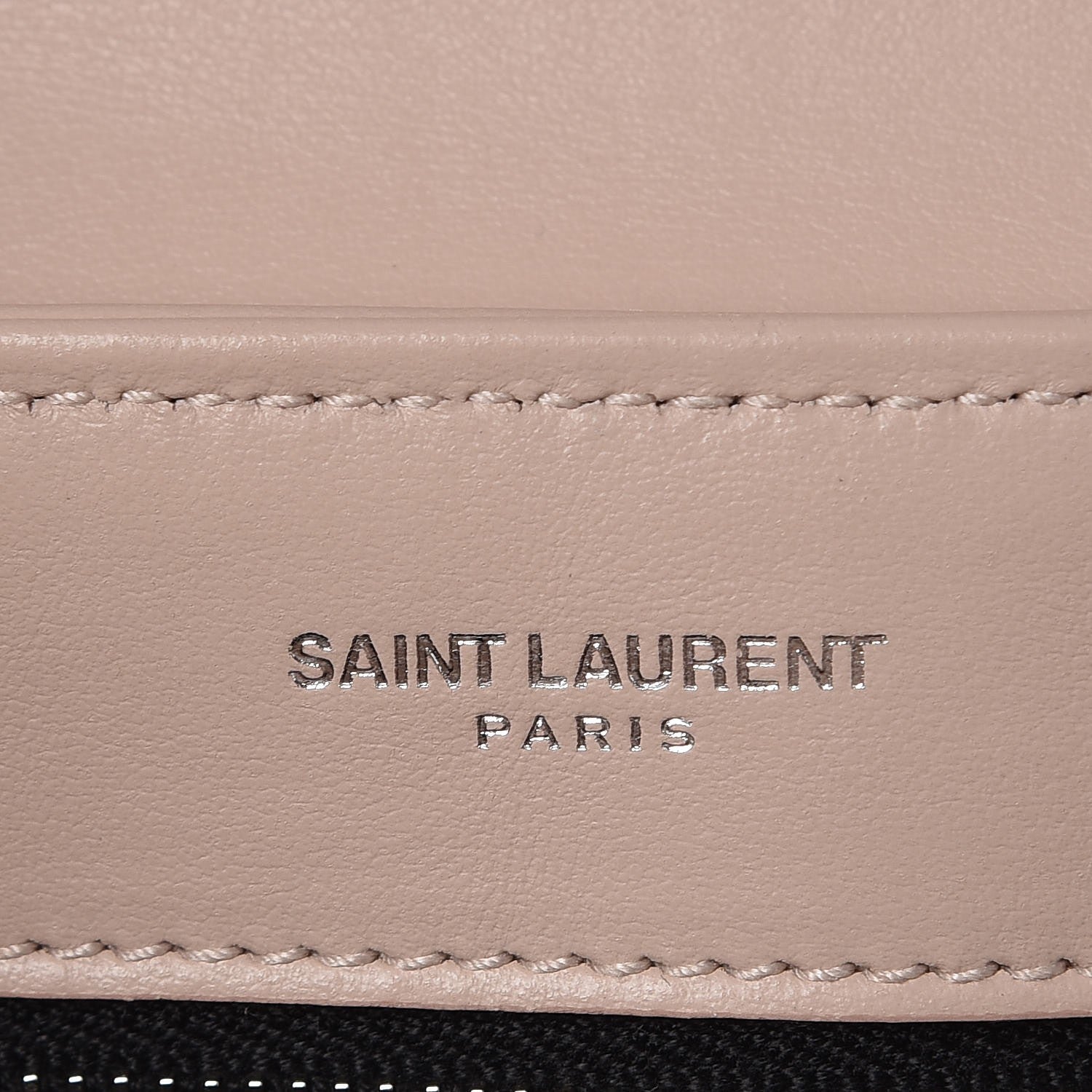 Saint Laurent Calfskin Y Quilted Monogram Toy Loulou Crossbody Bag Nude Powder 6 of 8