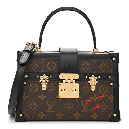 Louis Vuitton Monogram Petite Malle V Black 3 of 10