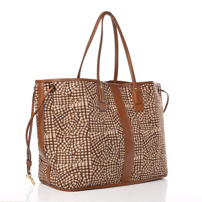 MCM Visetos Large Liz Reversible Shopper Tote Cognac 6 of 14