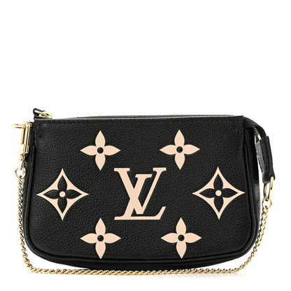 Louis Vuitton Empreinte Monogram Giant Mini Pochette Accessories Black 1 of 8