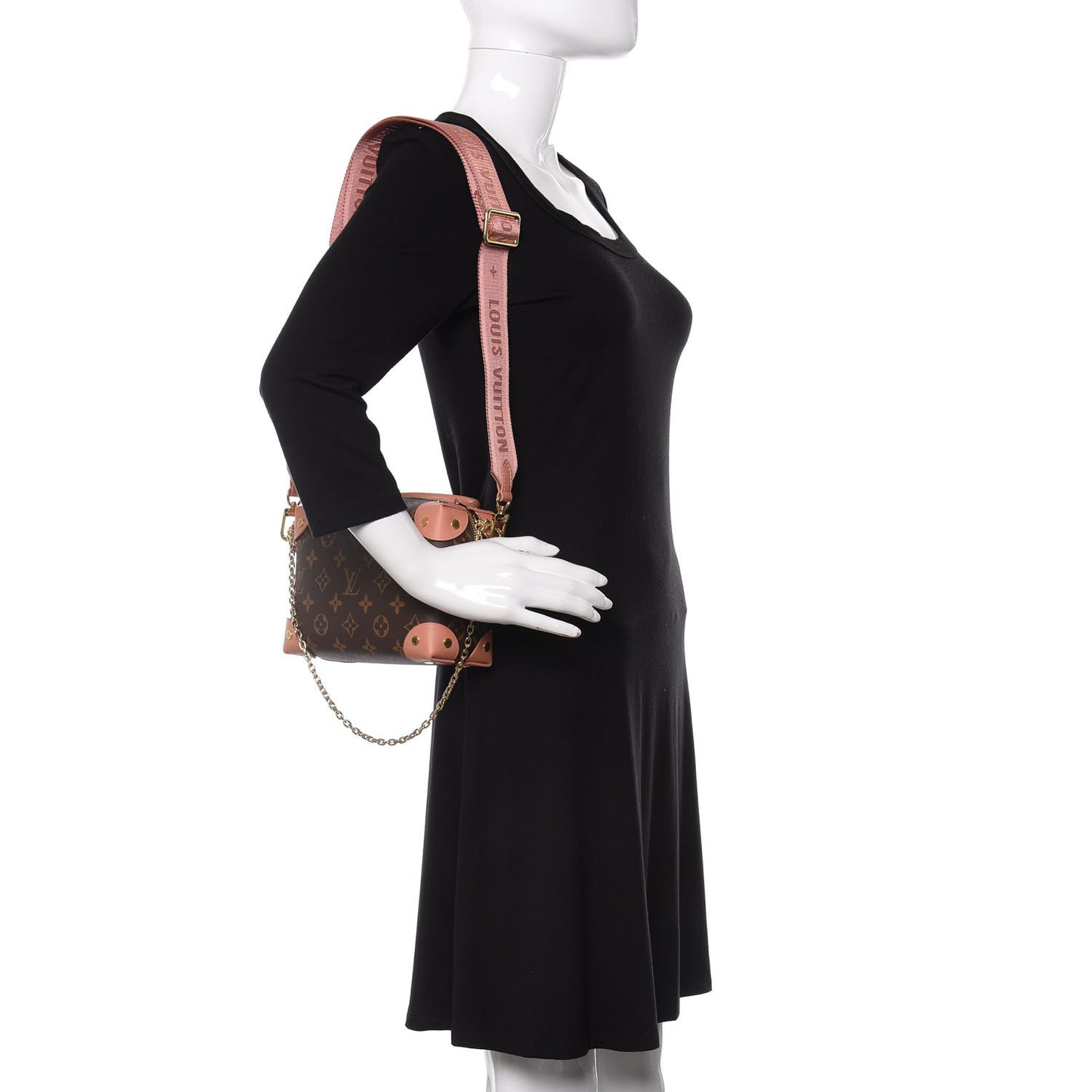 Monogram Petite Malle Souple Peach