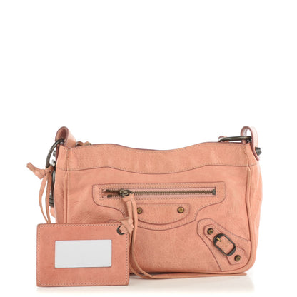 Balenciaga Agneau Classic Hardware Shoulder Bag Vieux Rose 1 of 9