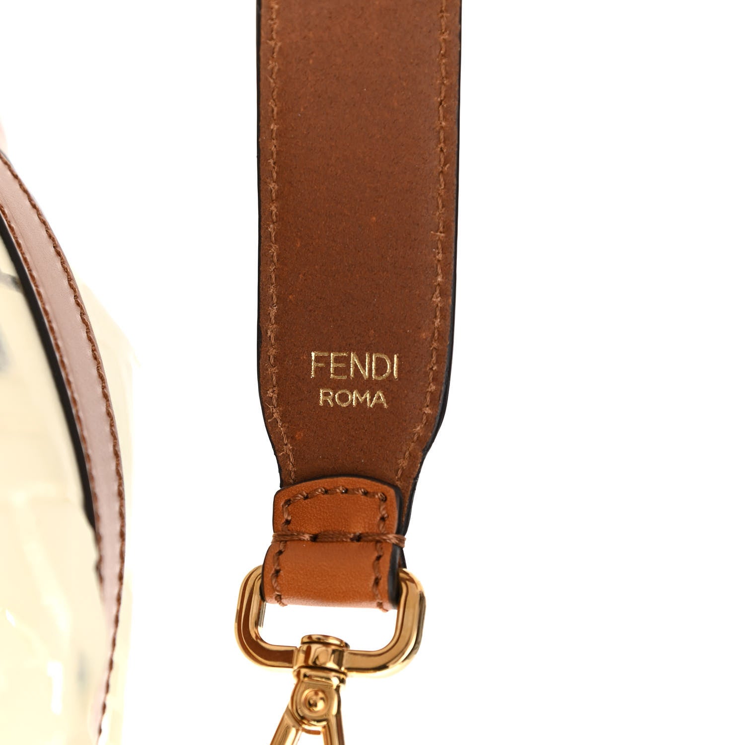 Fendi TPU FF Vitello Aura F is Fendi Grande Mon Tresor Bucket Bag White Cuoio 7 of 21