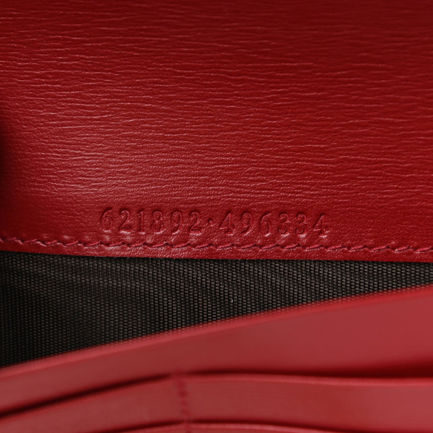Boarded Plutone Calfskin Horsebit 1955 Wallet On Chain New Cherry Red