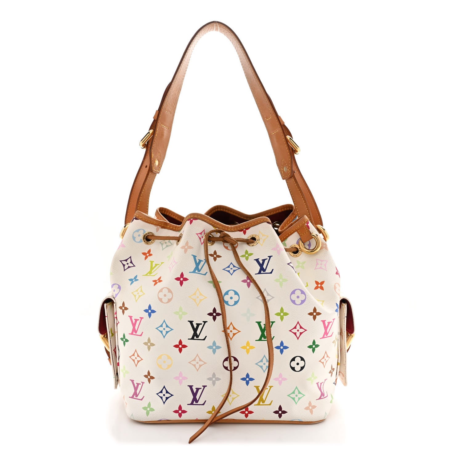 Louis Vuitton Monogram Multicolor Petit Noe White 1 of 12