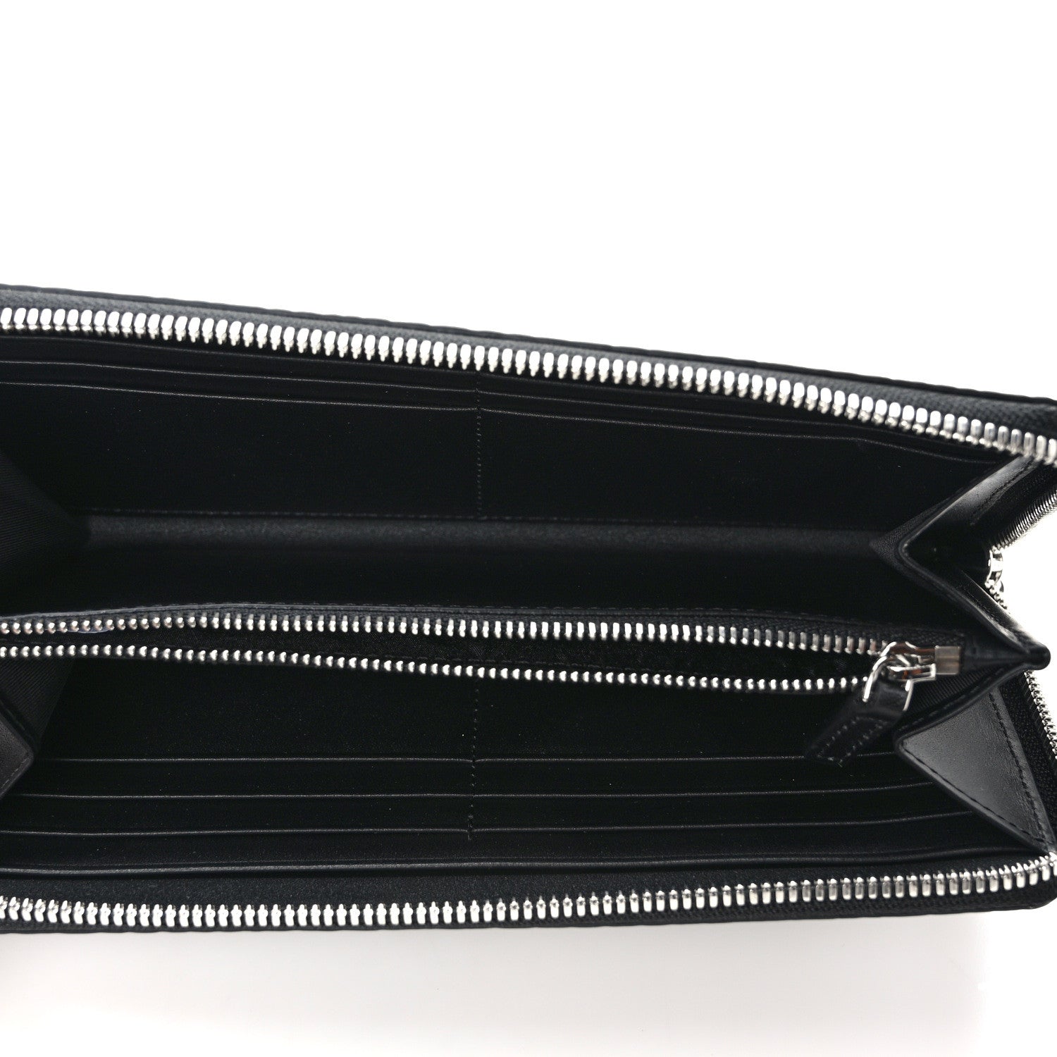 MCM Visetos Large Zip Around Wallet Black 6 of 7