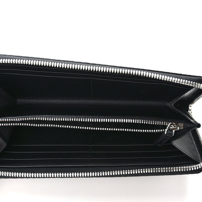 MCM Visetos Large Zip Around Wallet Black 6 of 7